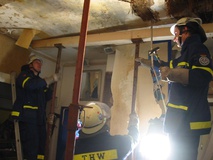 Einsatz: Friedberg - Gebäudesicherung nach Wasserrohrbruch