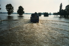 Bildergalerie: Jahrhunderthochwasser an der Elbe 2002